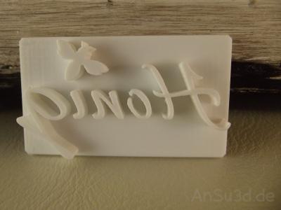 Honigschrift Biene