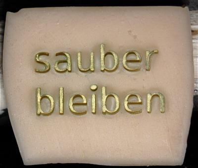 Seifenstempel - Sauber bleiben