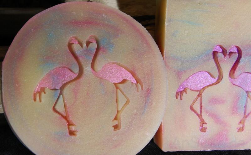 Seifenstempel - Flamingos