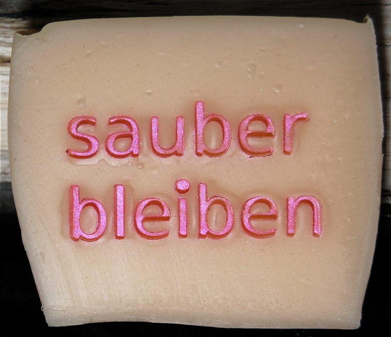 Seifenstempel - Sauber bleiben