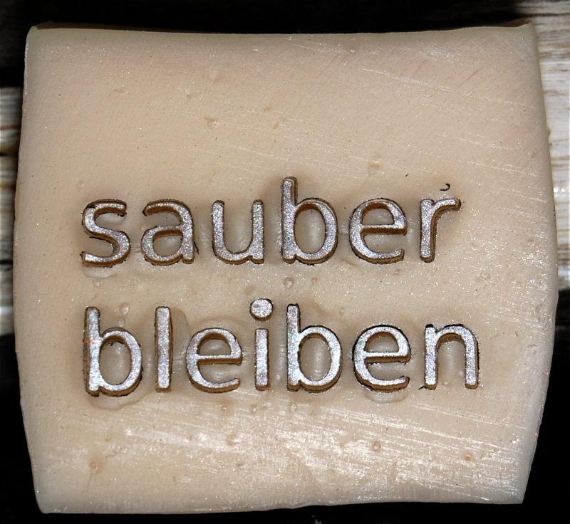 Seifenstempel - Sauber bleiben