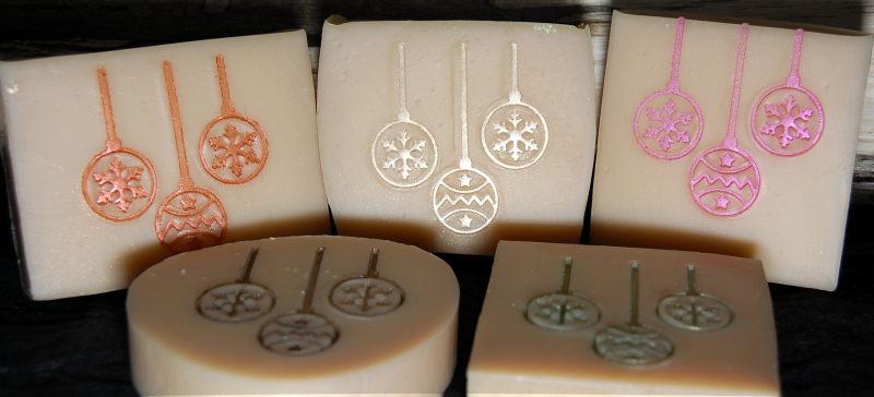 Seifenstempel - Weihnachtskugeln